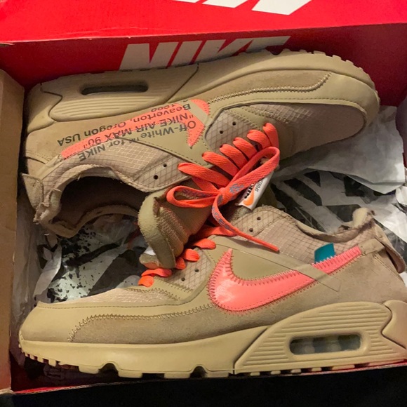 Used OffxWhite Air Max Desert - Picture 1 of 3
